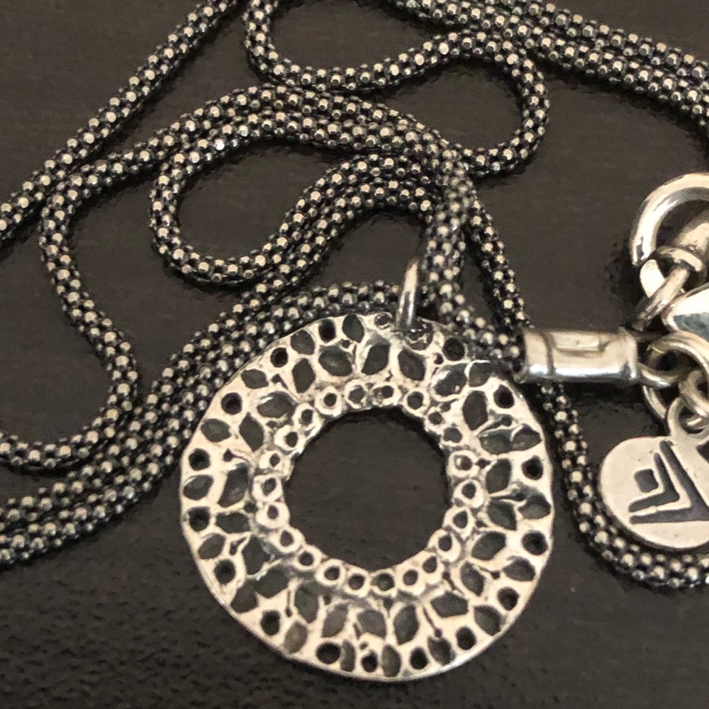 Silpada | Hammered Disc N1501 Sterling Necklace,